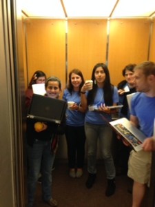 Our team, UpTell, taking a field trip...