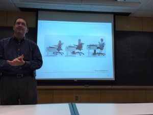 Learning about ergonomic desks for the classroom!