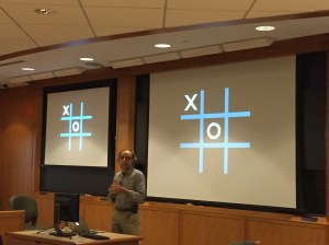 Start the HT-500: Growing Up in a Media World class with special guest Scot Osterweil, AND tic-tac-toe? Why not. 
