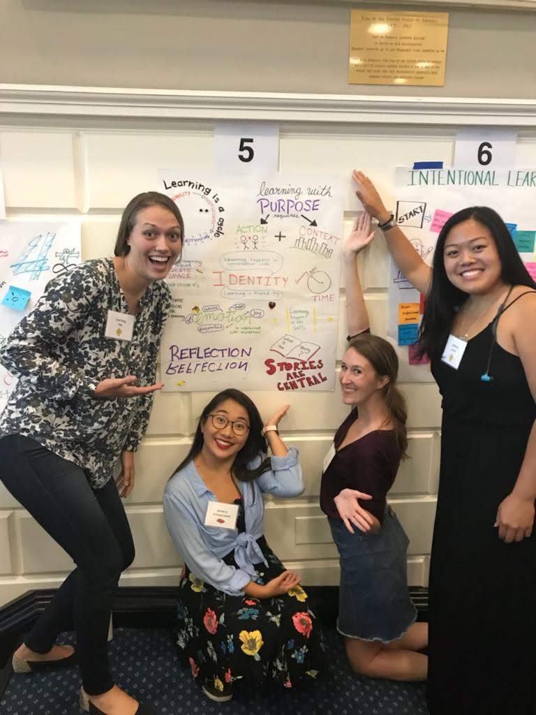 The author and some classmates