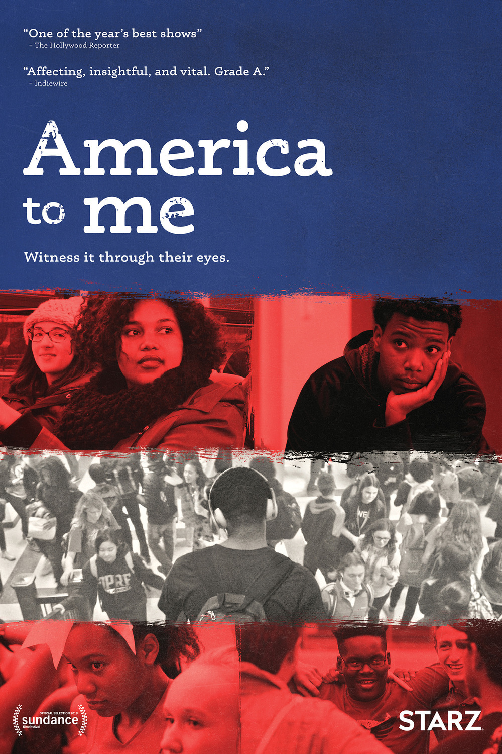 Poster advertising "America to Me"