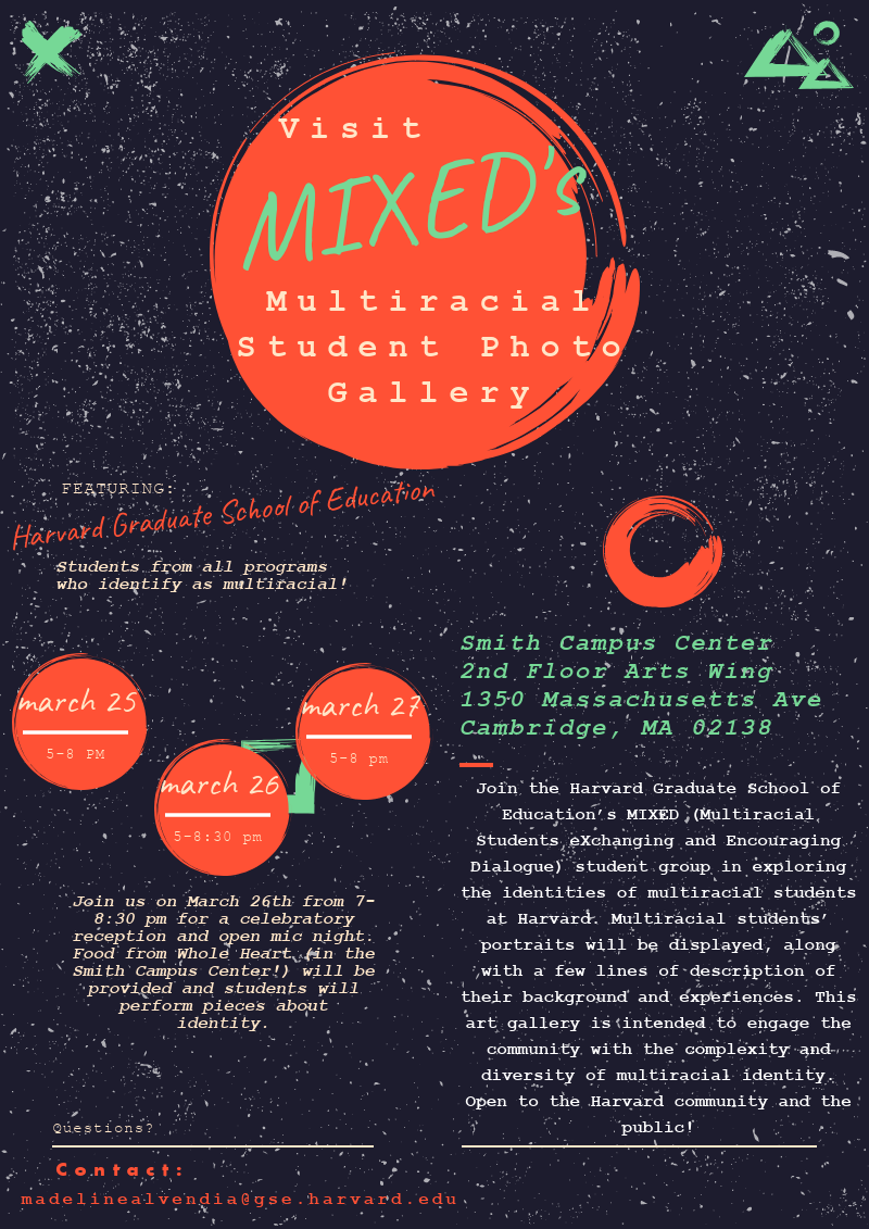 An advertisement for the MIXED student photo gallery