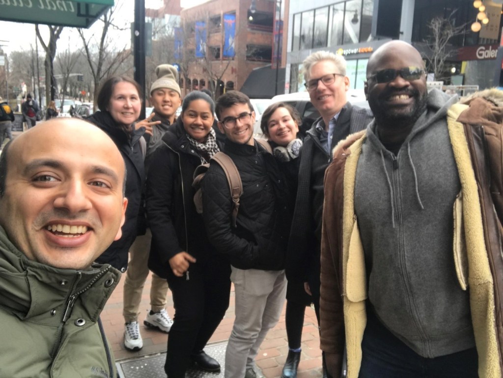 The author and some HGSE classmates