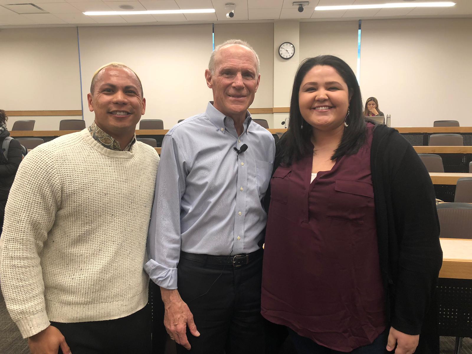 Two HGSE students and their J-Term Professor