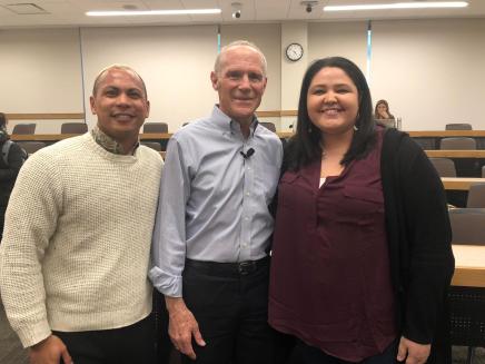 Two HGSE students and their J-Term Professor