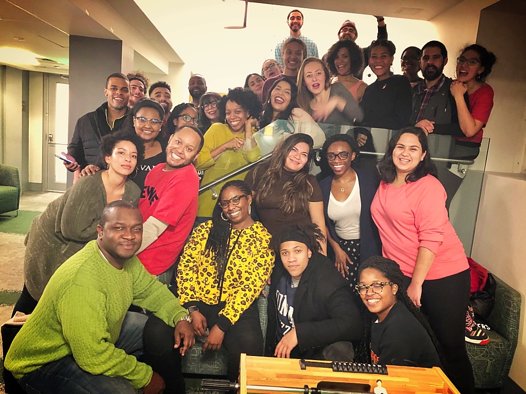 A group of Cronkite residents at the Harvard Graduate School of Education
